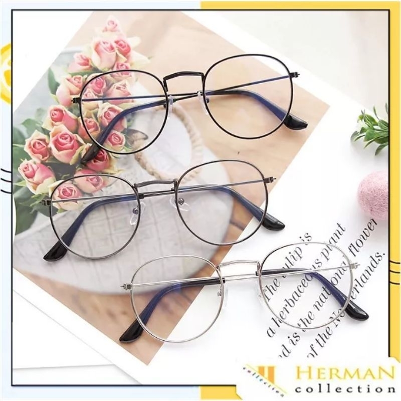 Kacamata Fashion Kacamata Korea Kacamata Murah Kacamara Rose Gold Black