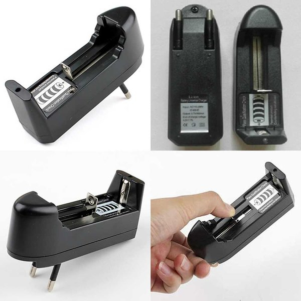 CHARGER DESKTOP BATERAI 18650 UNIVERSAL 1 Slot / CAS BATTERY BATRE AA AAA SENTER POLICE SWAT