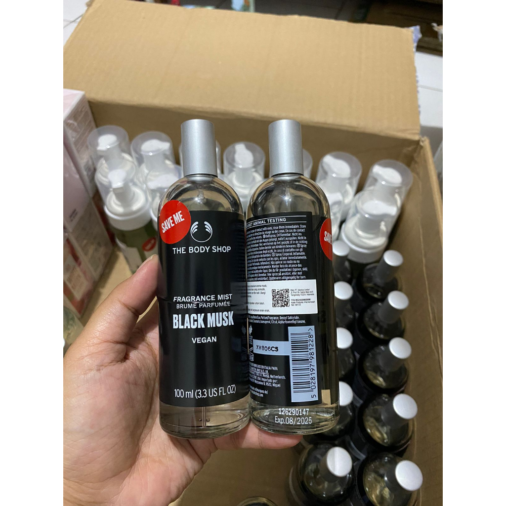 THE BODY SHOP BLACK MUSK FRAGRANCE MIST VEGAN 100ml