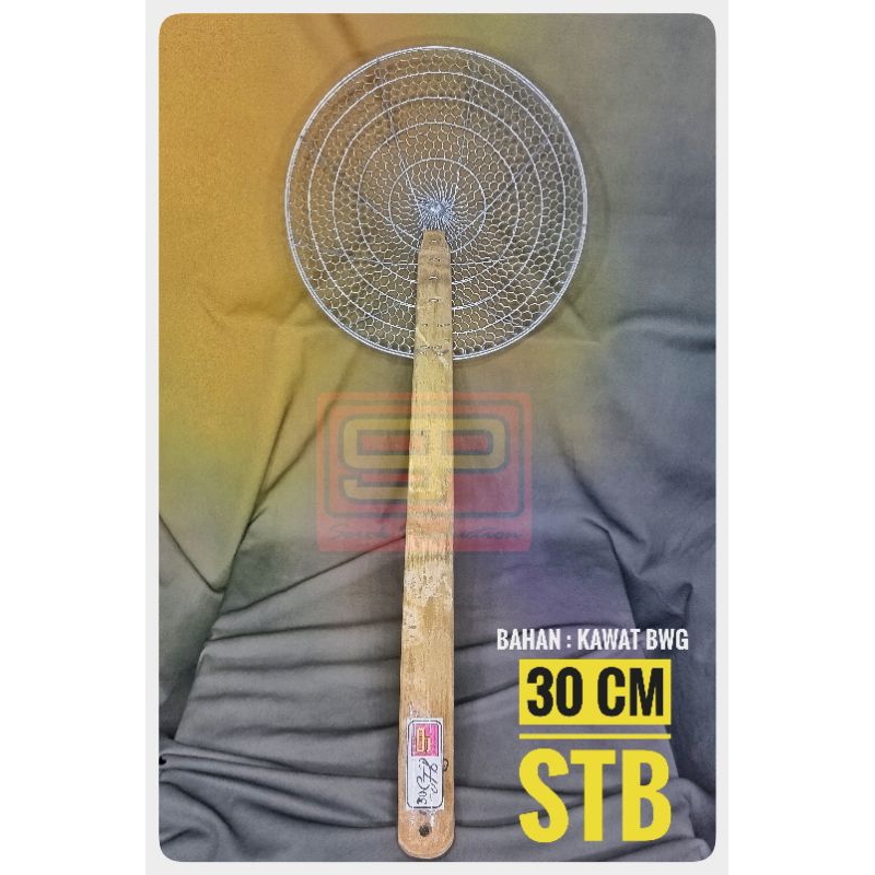 Serok Ukuran 30 cm STB..... serok mie, serok besar, serok kecil, serok penggorengan, serok jumbo, se