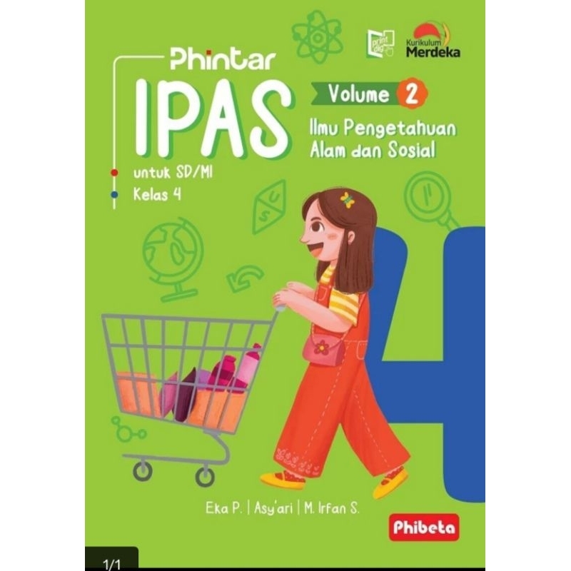 ORI buku teks phintar IPAS untuk SD/mi kelas 4 volume 2 penerbit Erlangga