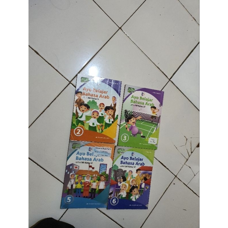 buku bahasa arab kelas 1,2,3,4,5,6 erlangga