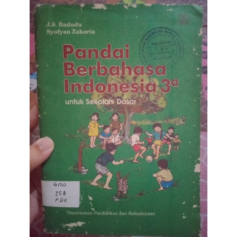 Buku Pandai Berbahasa Indonesia 3a untuk Sekolah Dasar/SD (Buku Klasik Jadul)