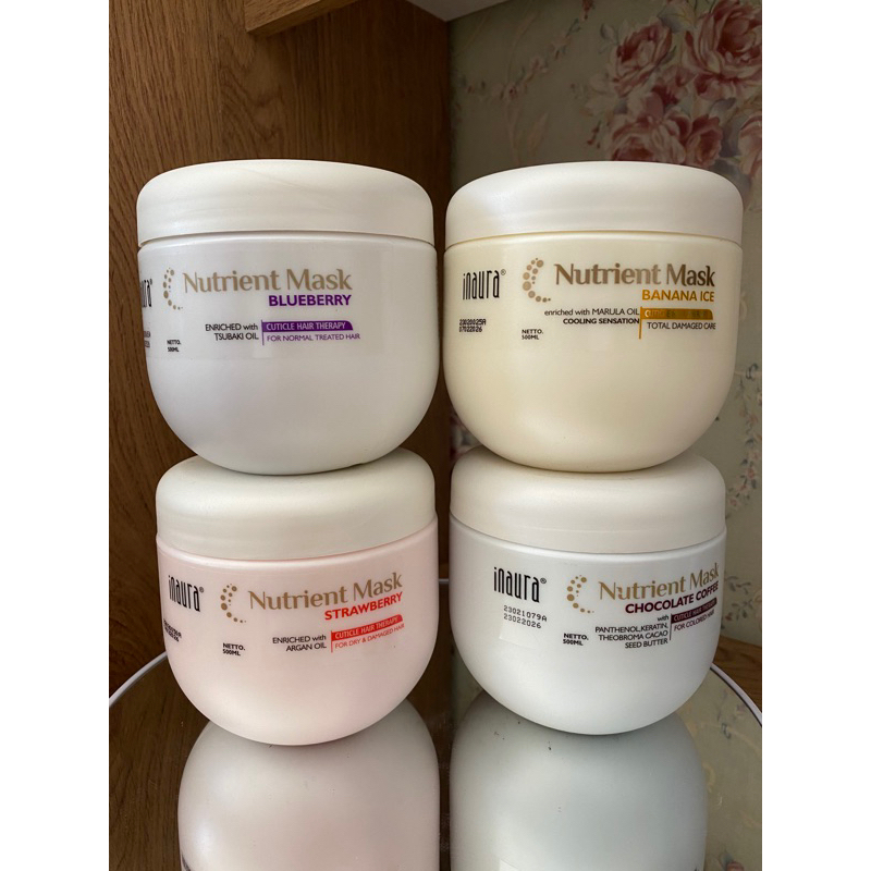 INAURA Nutrient hair mask hair mask inaura 500ml, hairmask INAURA , hair mask bluberry , hair mask c