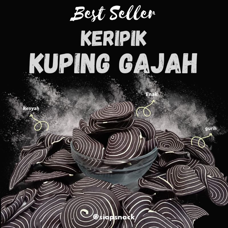 

Kue Kuping Gajah / Keripik Kuping Gajah / Kripik Kuping