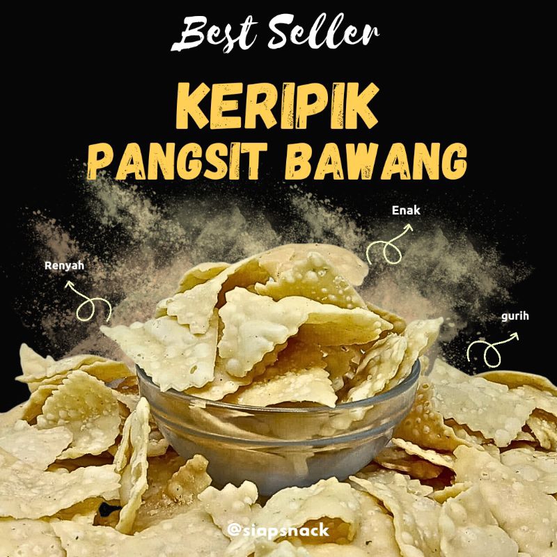 

Keripik Pangsit Bawang / Kripik Pangsit