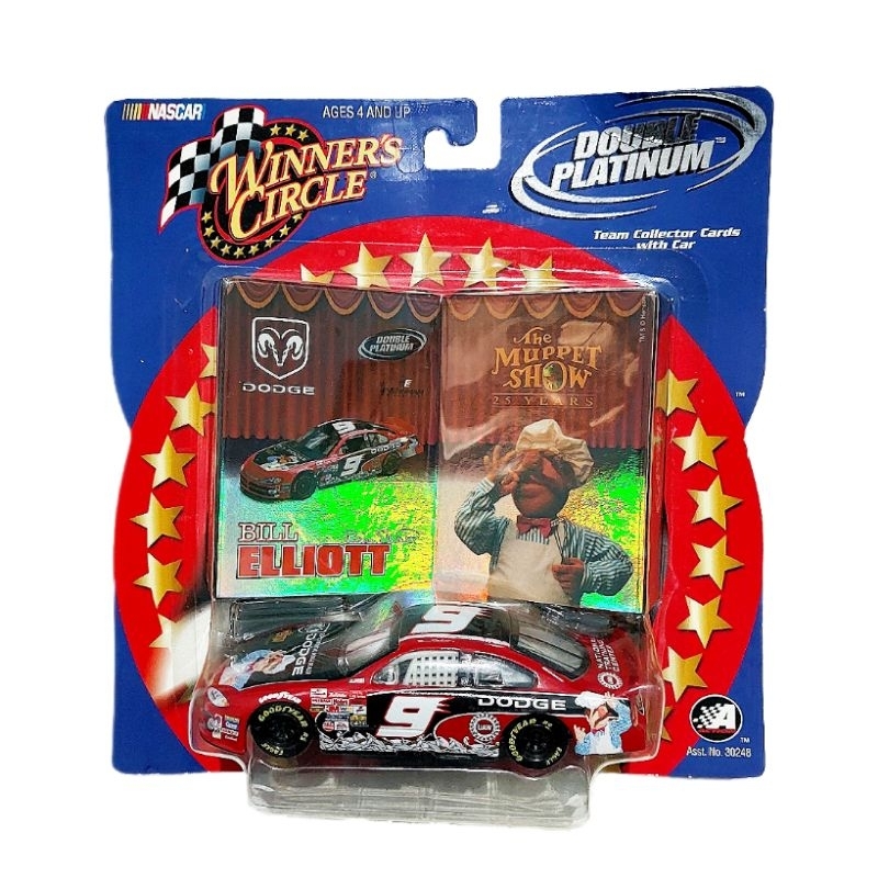 Nascar No 9 Dodge Dealers UAW The Muppet Show Bill Elliott Dodge Intrepid skala 43 WINNER'S CIRCLE A