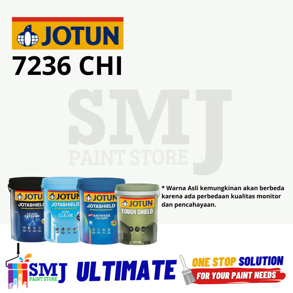 Cat Tembok Eksterior JOTUN JOTASHIELD INFINITY Warna Putih 20L