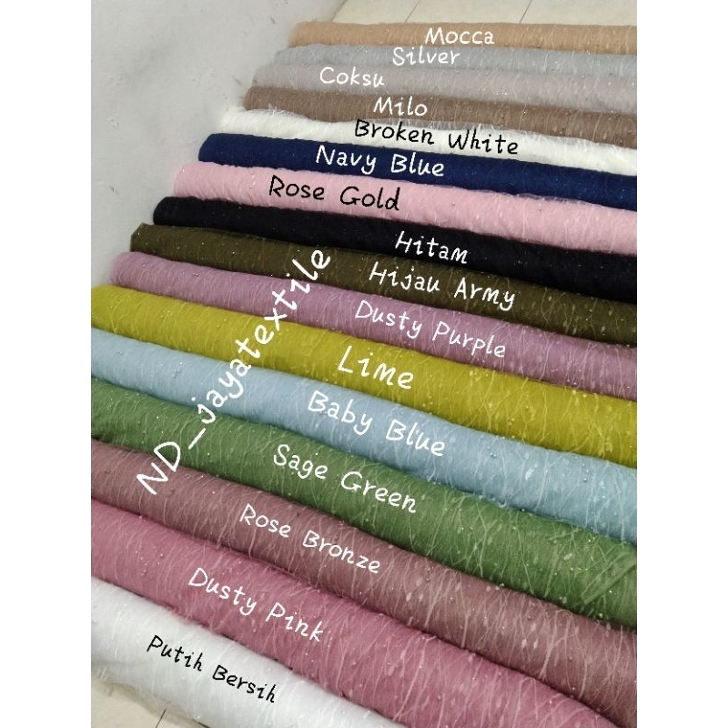 Kain Tile Akar Mutiara/Tile Mutiara/Tile Sorousky/Bahan Kebaya