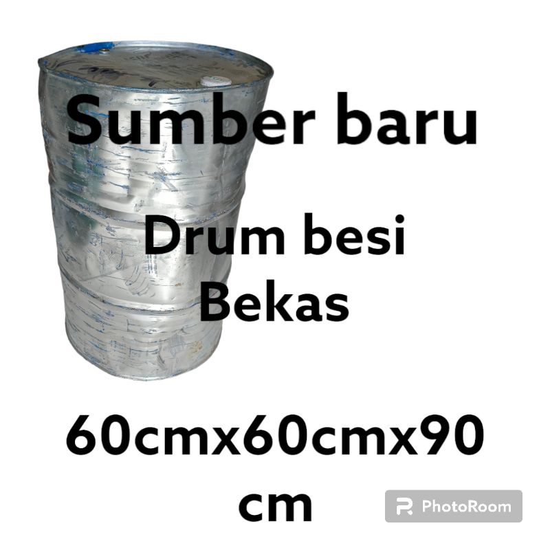 Drum besi bekas
