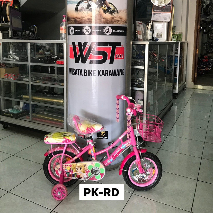 SEPEDA ANAK PEREMPUAN MINI 12 16 18 GENIO TANIA
