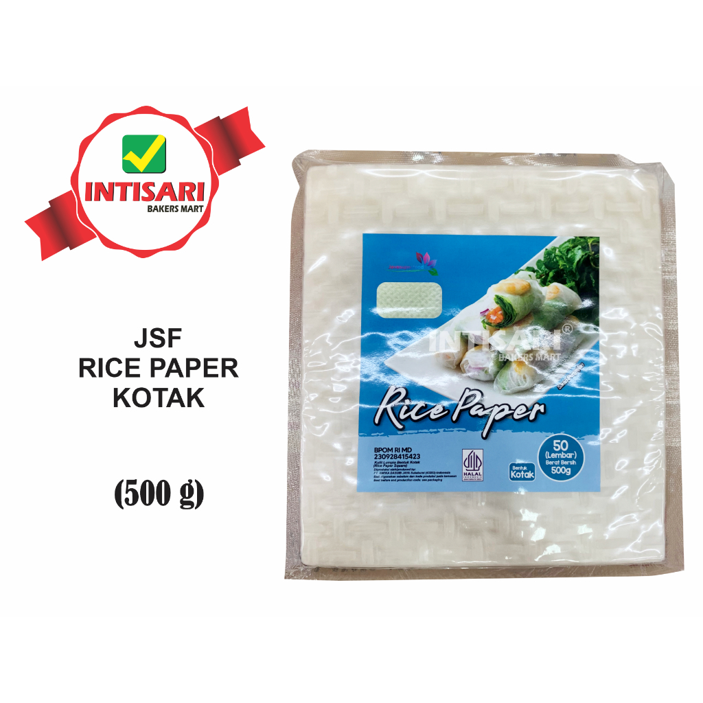 

JSF RICE PAPER KOTAK 500 G (50 LEMBAR)