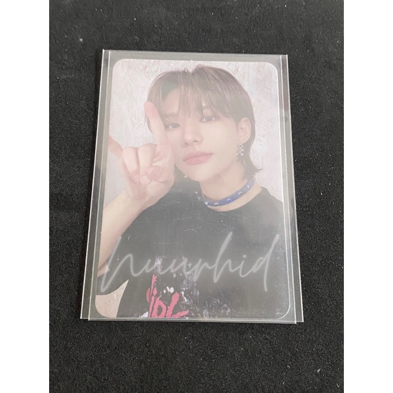 PHOTOCARD PC STRAYKIDS POB WF WITHFANS MAXIDENT HYUNJIN