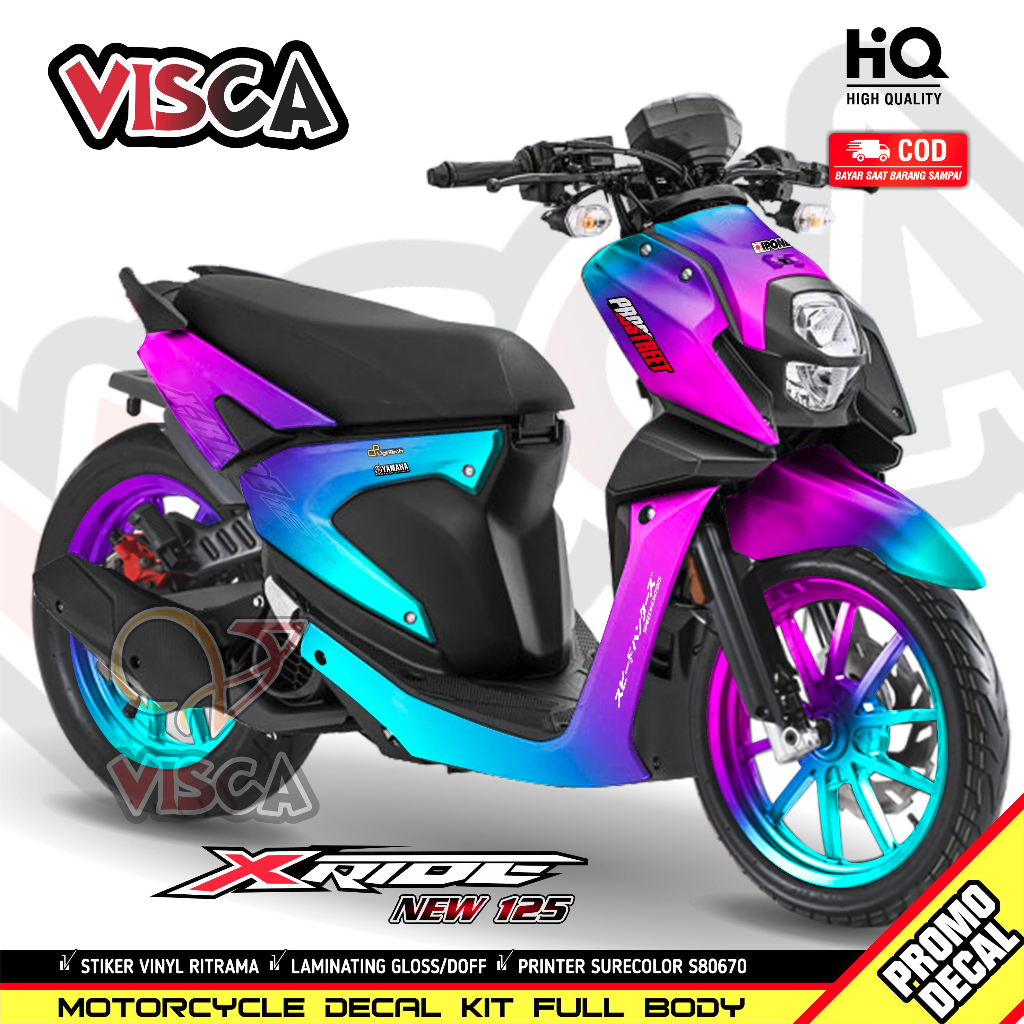 Decal X Ride 125 Full Body Stiker X Ride 125 Full Body Stiker Motor Xride 125 Full Body BUNGLON