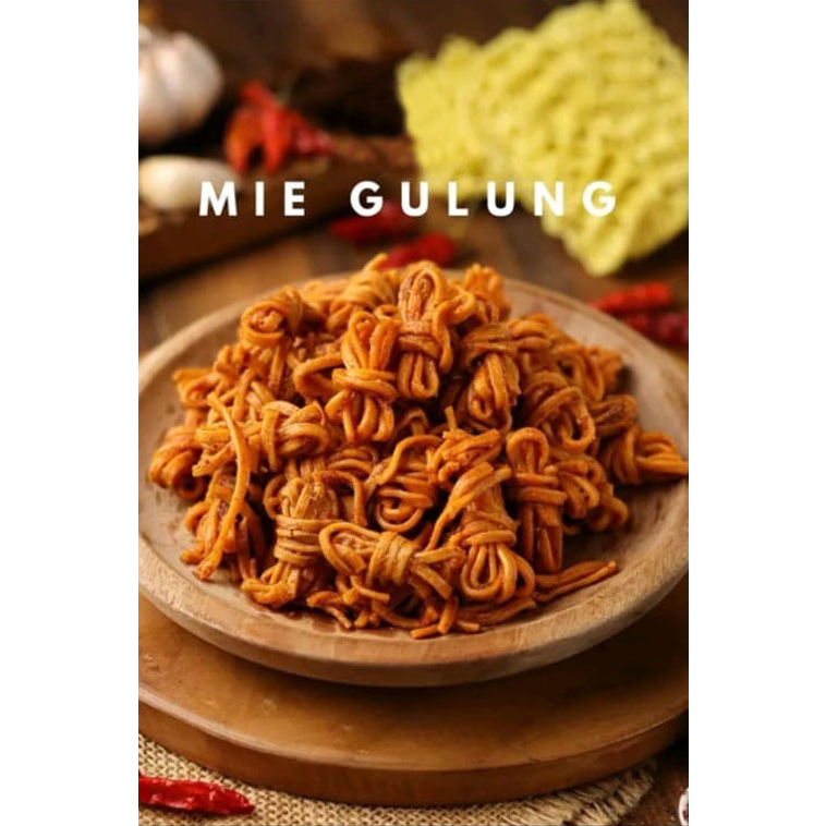 

500GRAM MIE GULUNG KRIUK CETAR DAUN JERUK PEDAS
