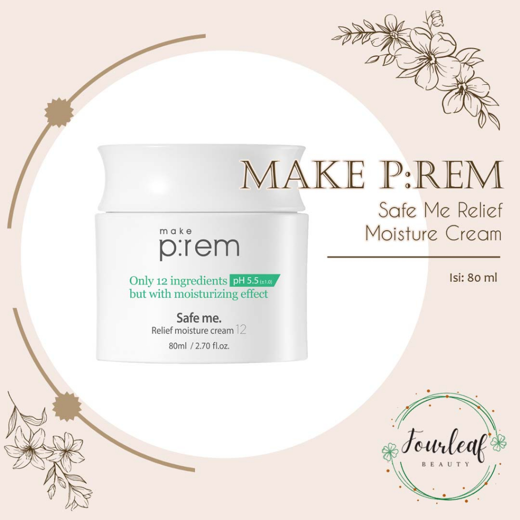 MAKE P:REM MAKE PREM Safe Me Relief Moisture Cream - 80 ml