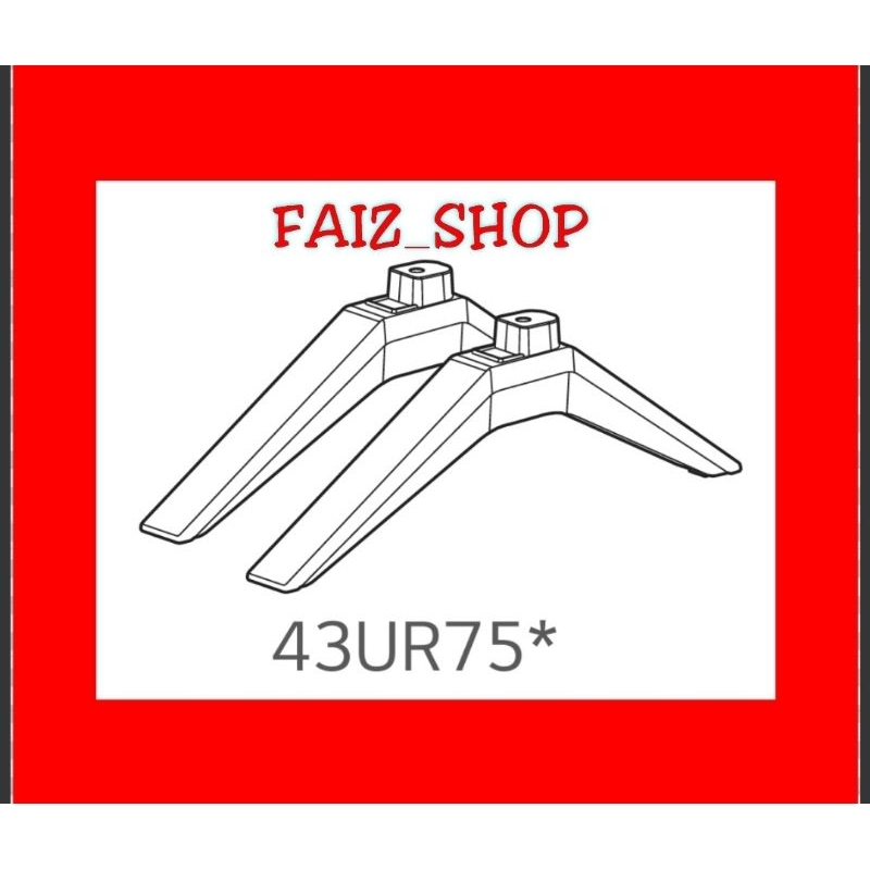 Stand Dudukan Kaki TV LG 43 " 43UR75
