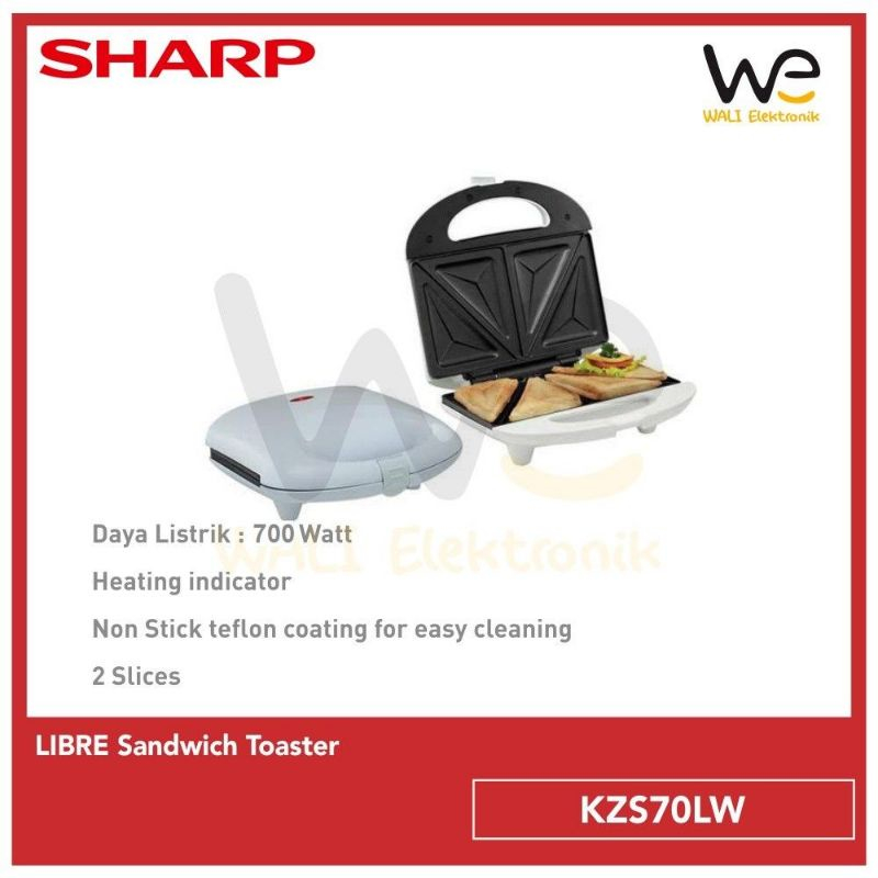 SHARP TOASTER KZS-70L(W) KZS70 SHARP TOASTER ALAT PEMANGGANG ROTI