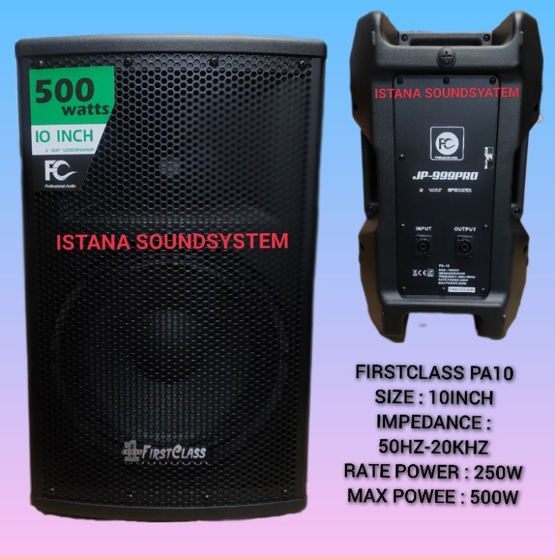 speaker pasif firstclass 10inch