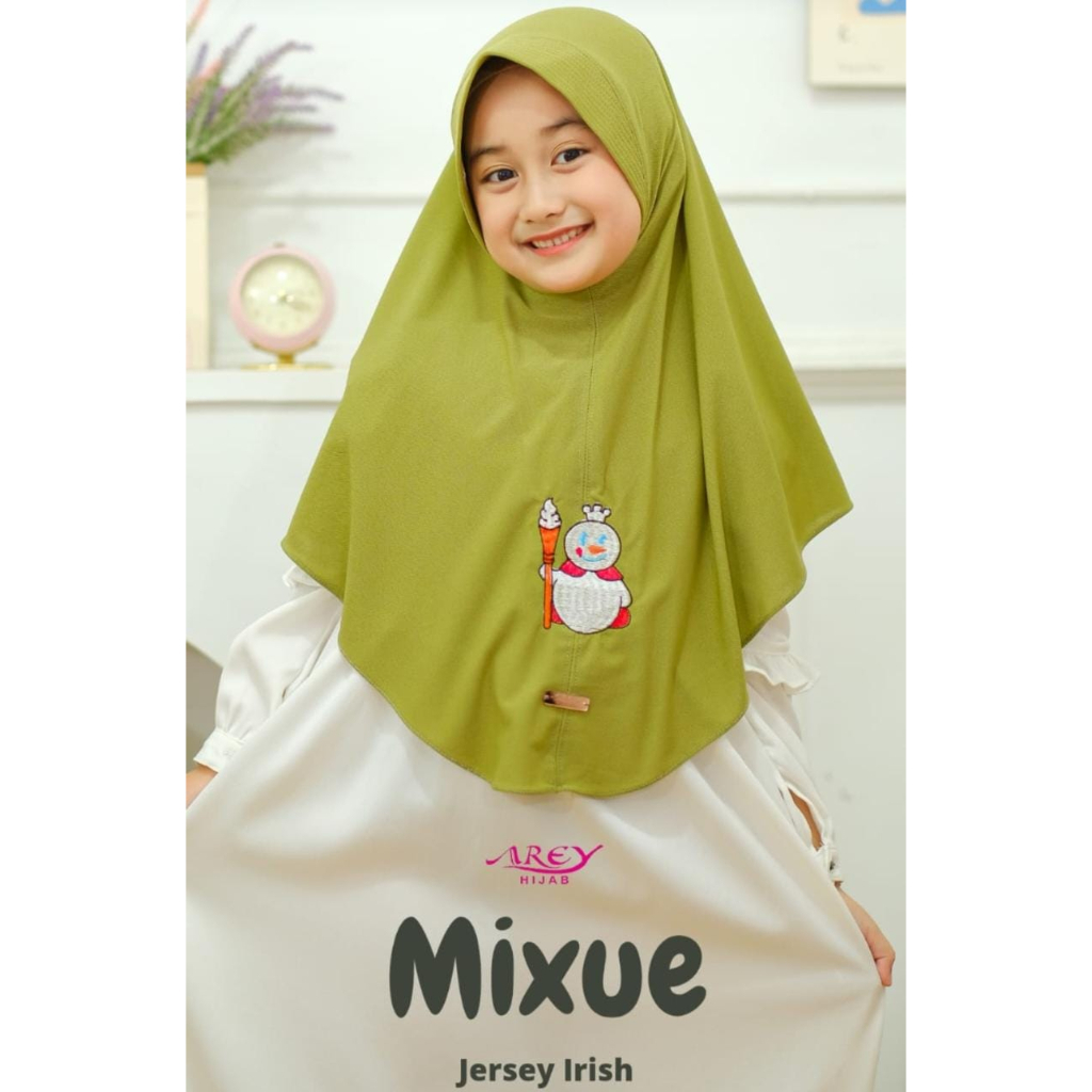 [407 arey kids] hijab instan arey mixue kids original