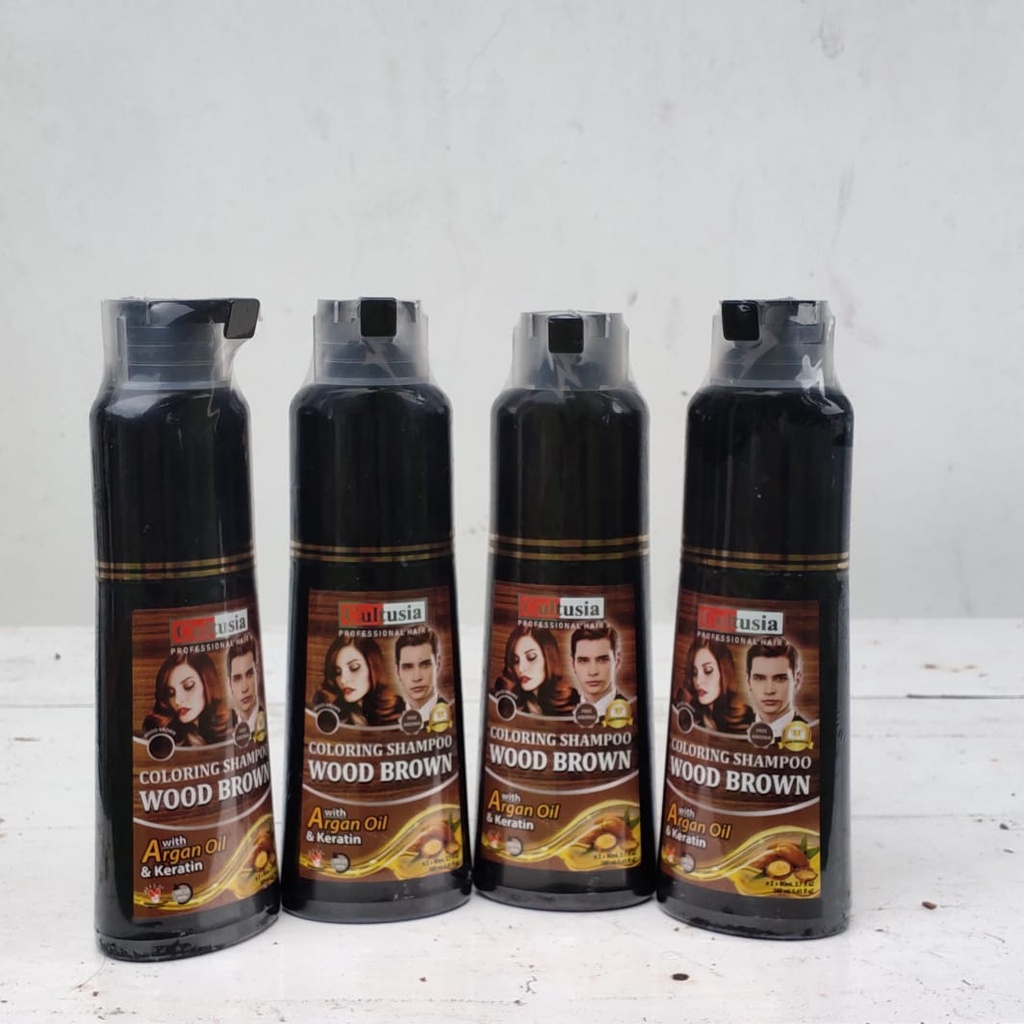 Shampo Pewarna Rambut Uban Cultusia Brown