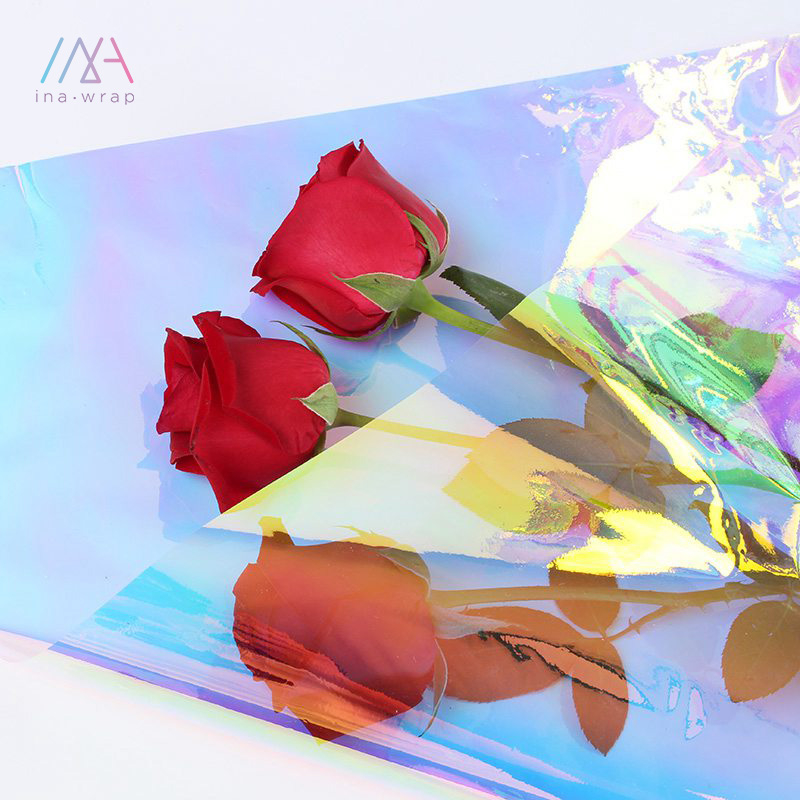 

[15 LBR] flower wrapping paper/kertas buket bunga hologram