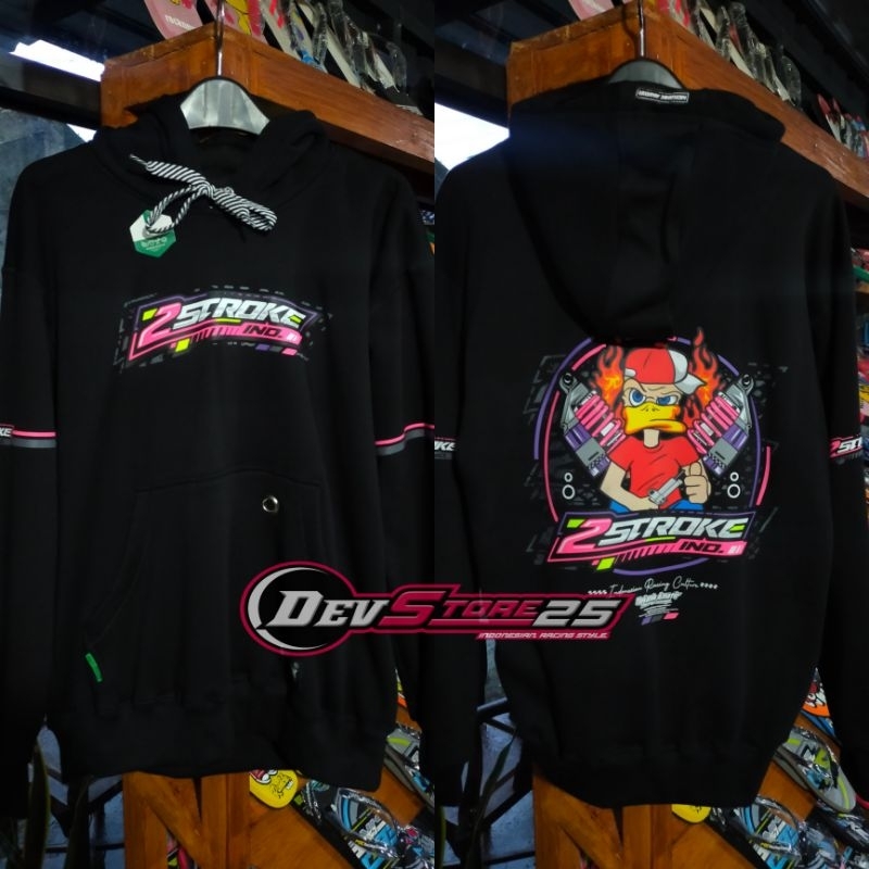 Hoodie sweater Distro Racing 2Stroke new|FREE STIKER