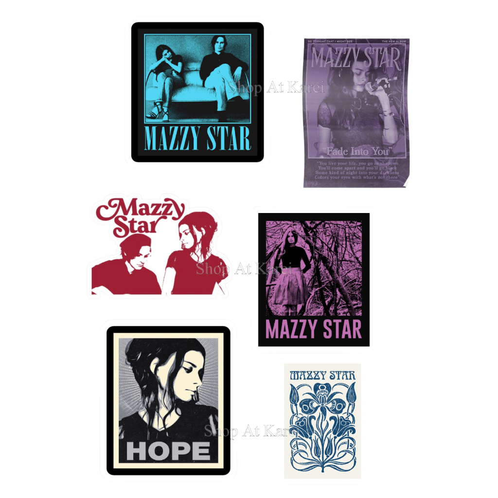 

Mazzy Star Sticker Set