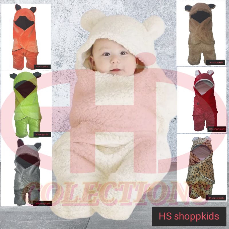 selimut bayi kekinian / bedong bayi / selimut karakter