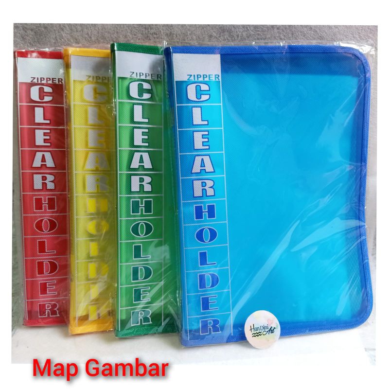 

Penyimpan File Gambar Reksleting Clear Holder Zipper 20files Map transparan Raksleting isi 20 kantong Map Menyimpan Gambar Peralatan Menggambar Handini Art