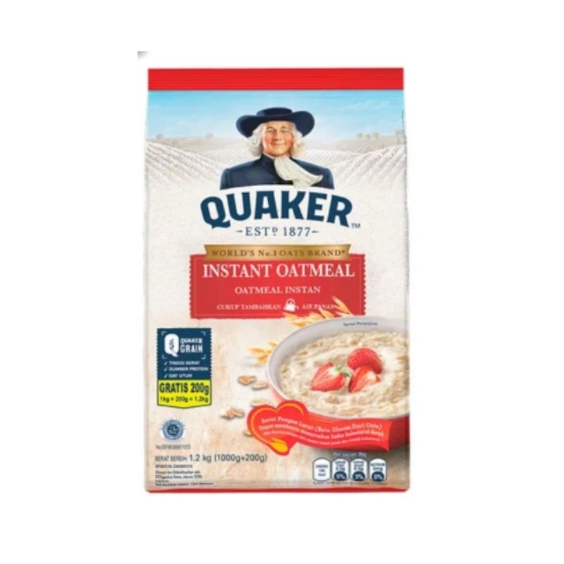 

Quaker Instant Oatmeal 1200gr / 800gr / 200gr