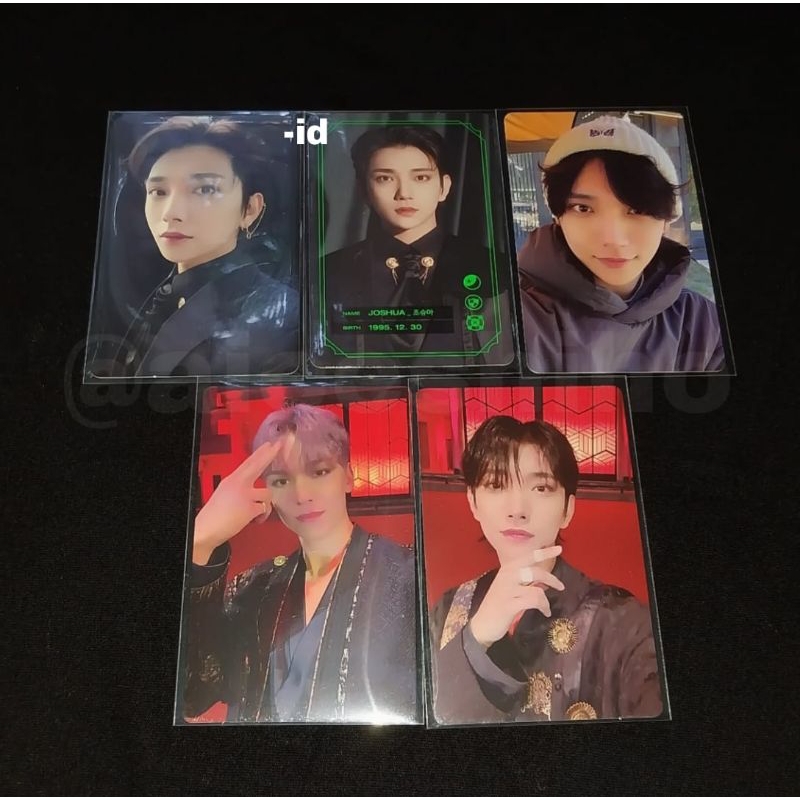 photocard Joshua, vernon seventeen official membership kit, special gift in the soop 2, fml deluxe