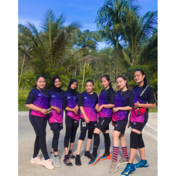 COD KAOS DAN ATASAN VOLI KAOS WANITA IMPORT BAJU VOLI PREMIUM KAOS OLAHRAGA PRINTING BAJU BADMINTON 