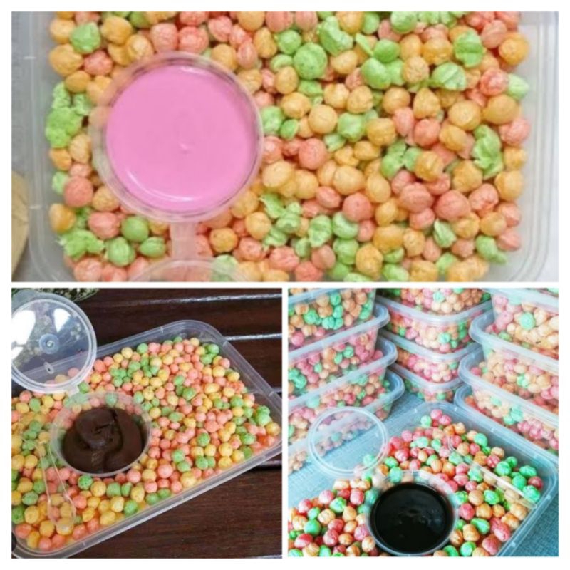 

Paket Usaha 10 Box NyamNyam rice crispy kemasan box 500ml