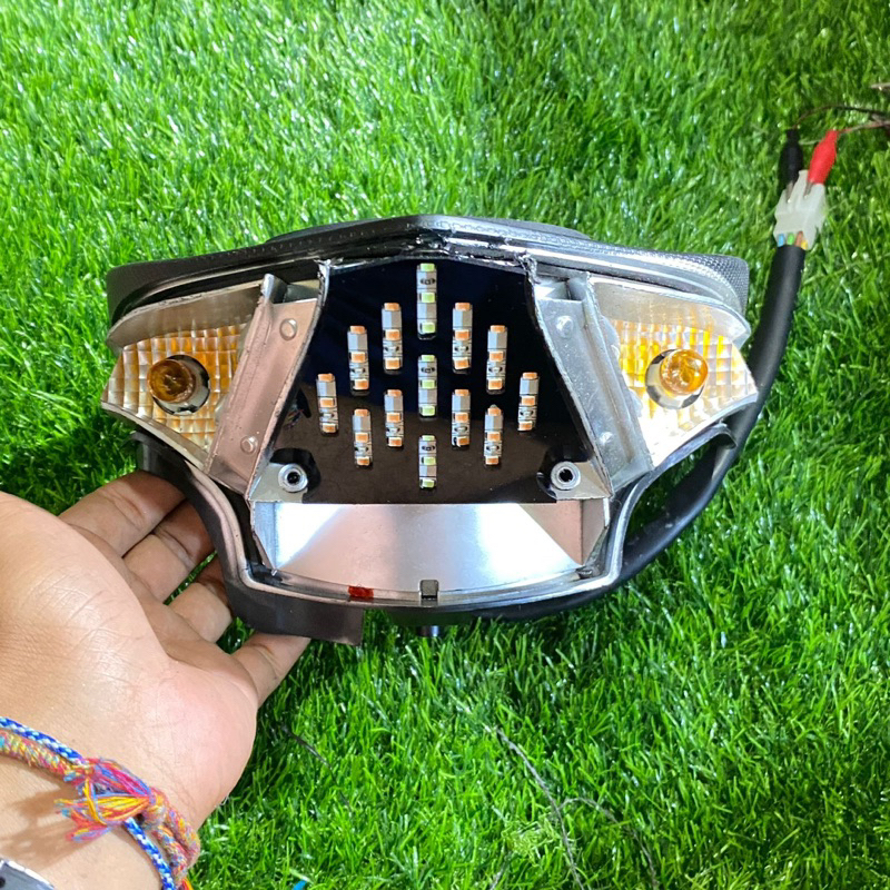 Stoplamp Running LED Beat Karbu Lampu belakang Running Beat karbu