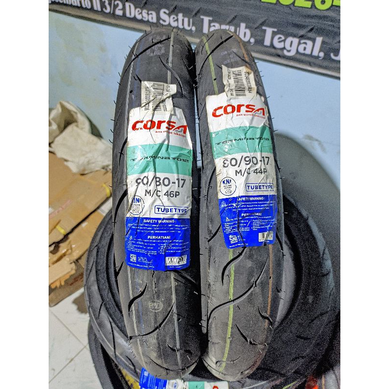 Ban Corsa Terminator Uk 90/80-17