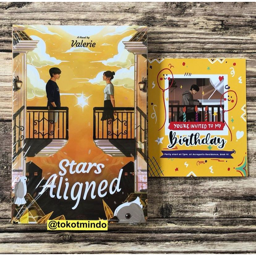 ORIGINAL Novel STARS ALIGNED (Valerie) + Bonus - Penerbit Loveable