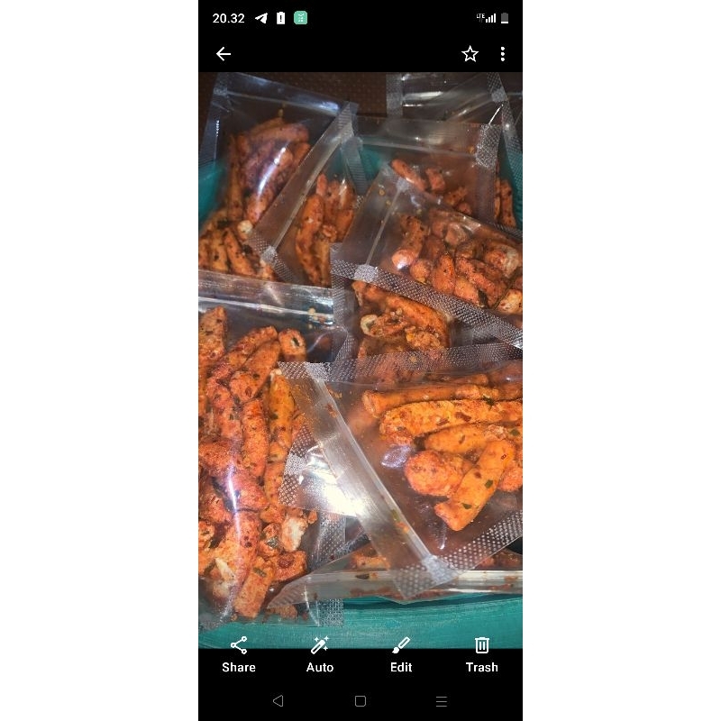 

Basreng pedas daun jeruk