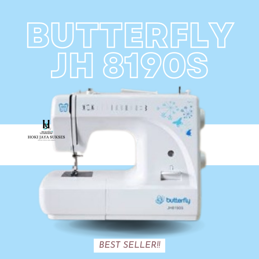 Mesin Jahit Portable JH 8190S Butterfly