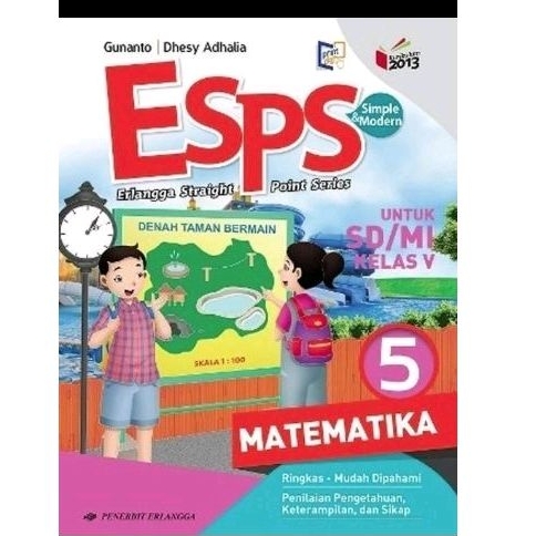 esps matematika kelas 5 SD penerbit Erlangga kurikulum 2013 revisi