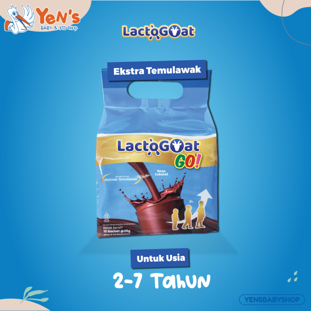 

LactoGoat Go! - Susu Kambing Yang Mengandung Ekstrak Temulawak Untuk Membantu Tumbuh Kembang Anak