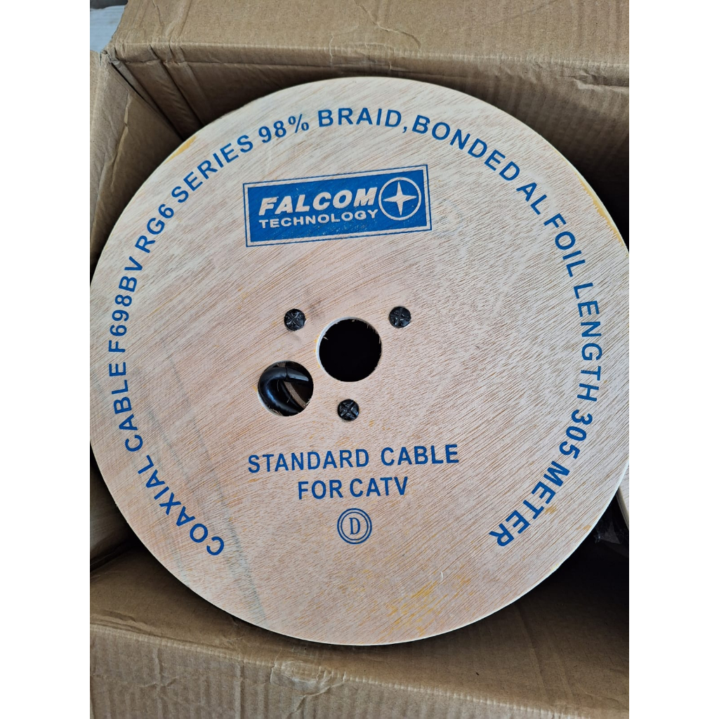 Kabel Coaxial RG-6-F698BV FALCOM TECHONOLOGY