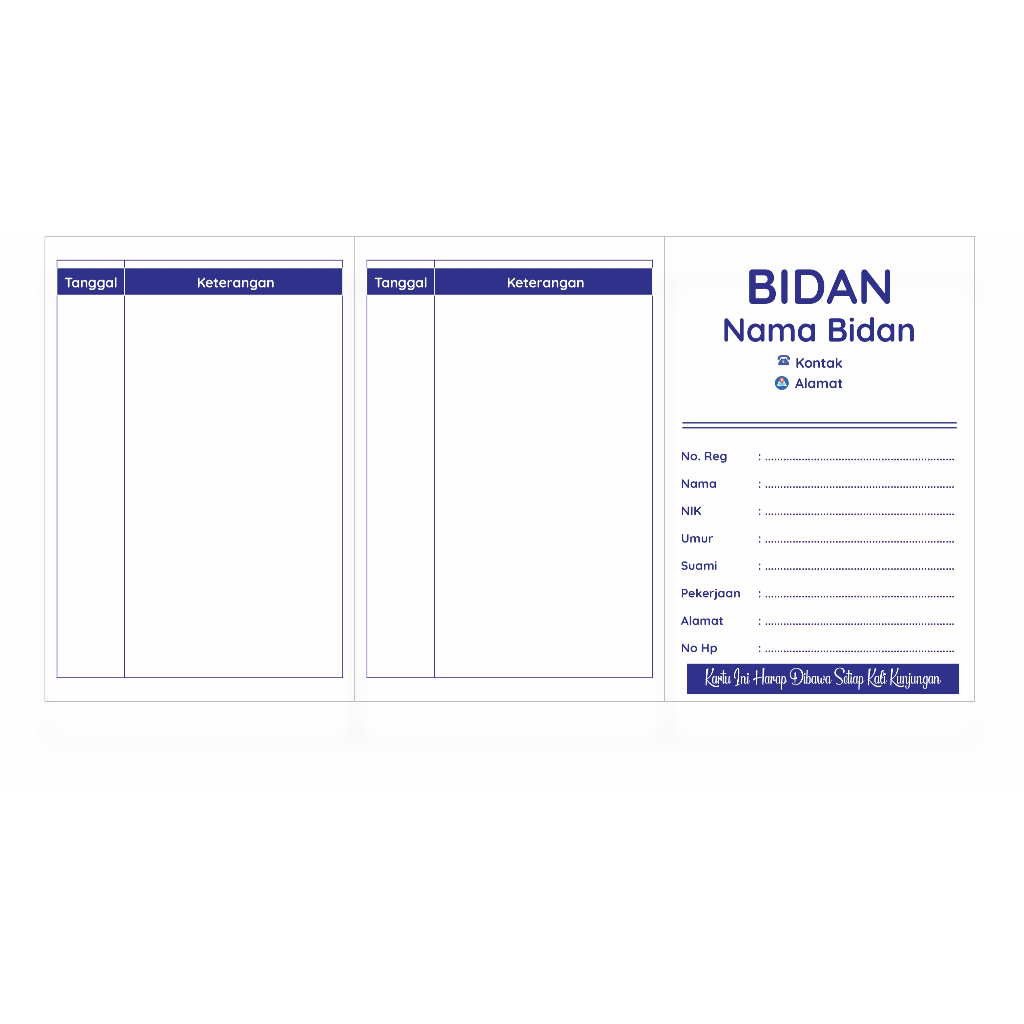 

cetak kertas pemeriksaan bidan custom