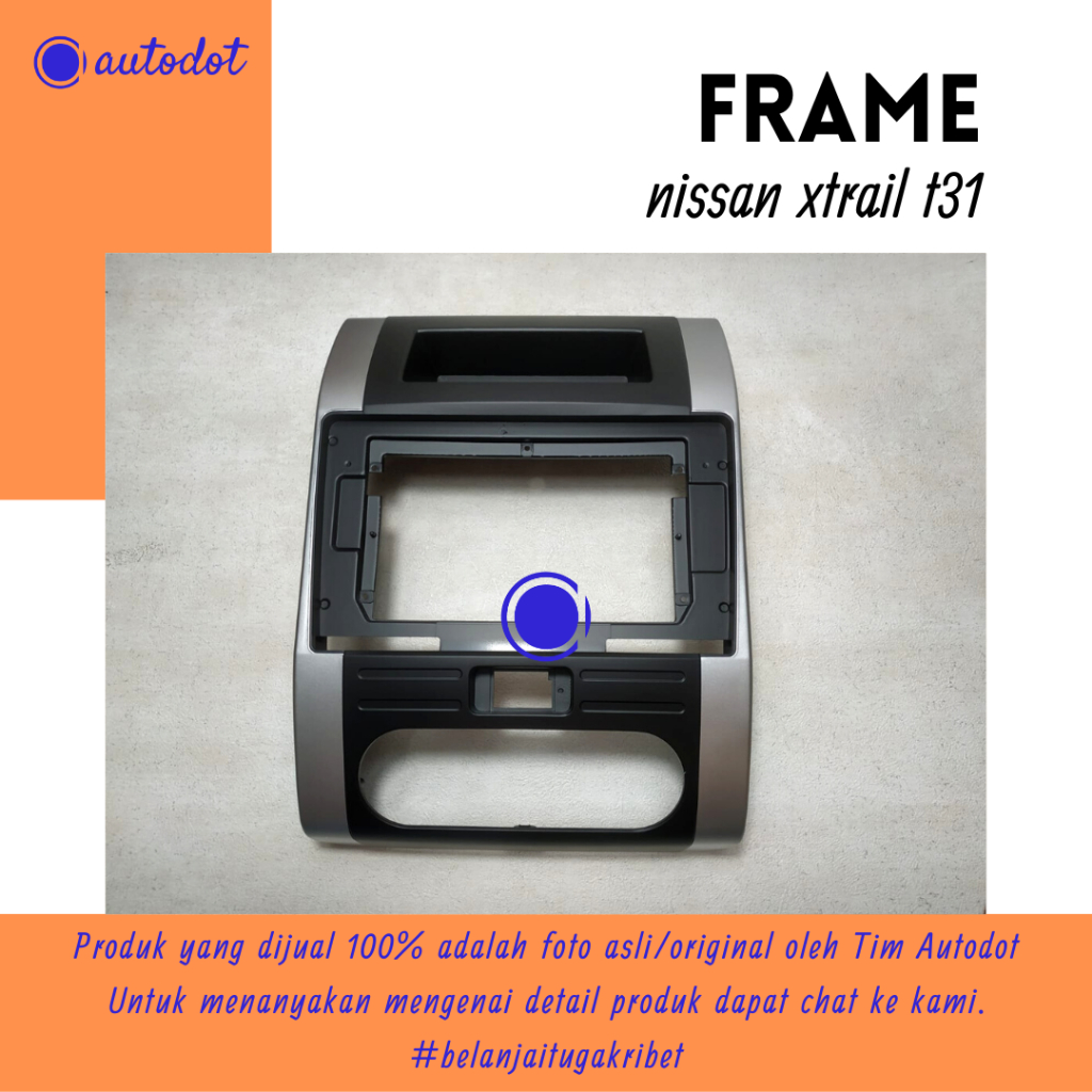 Frame Head Unit Android 9 Inch Nissan Xtrail T31