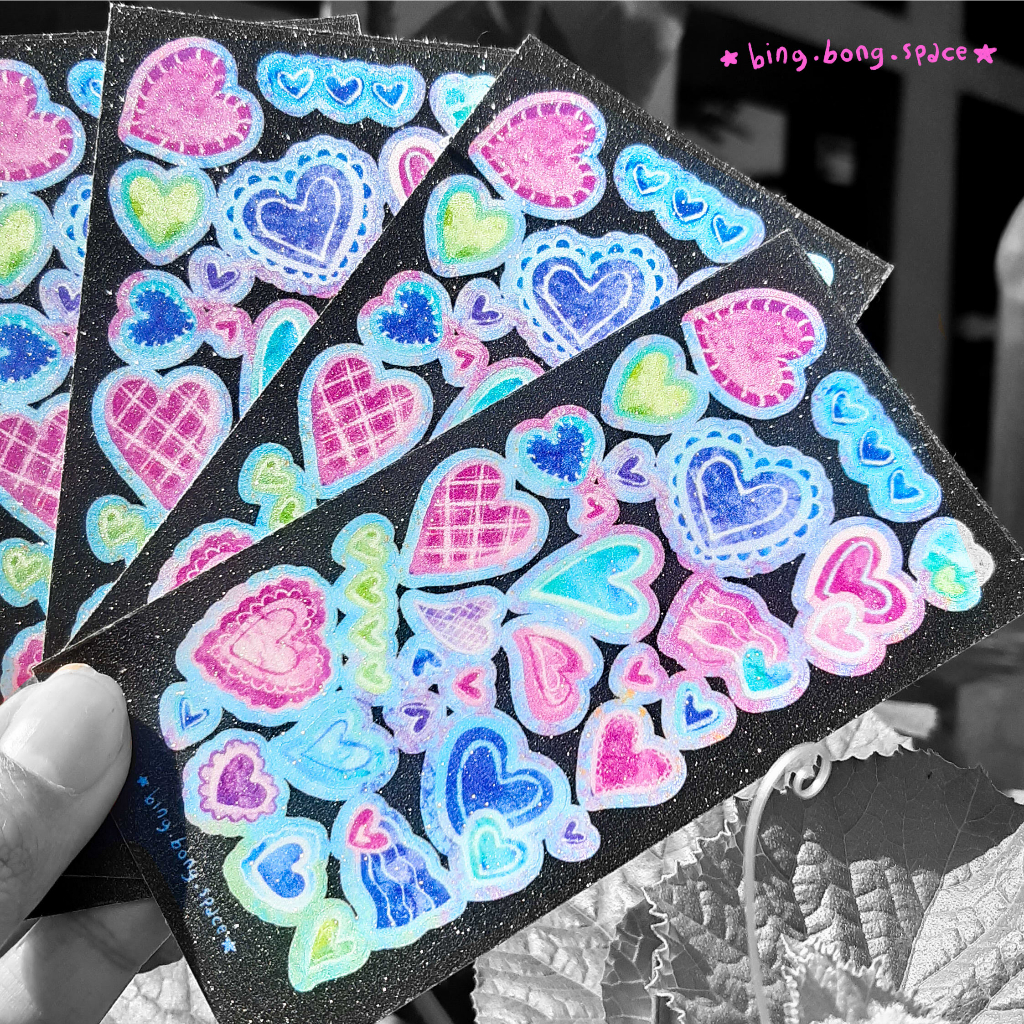 

Sticker Sheet - LoveLoveLove