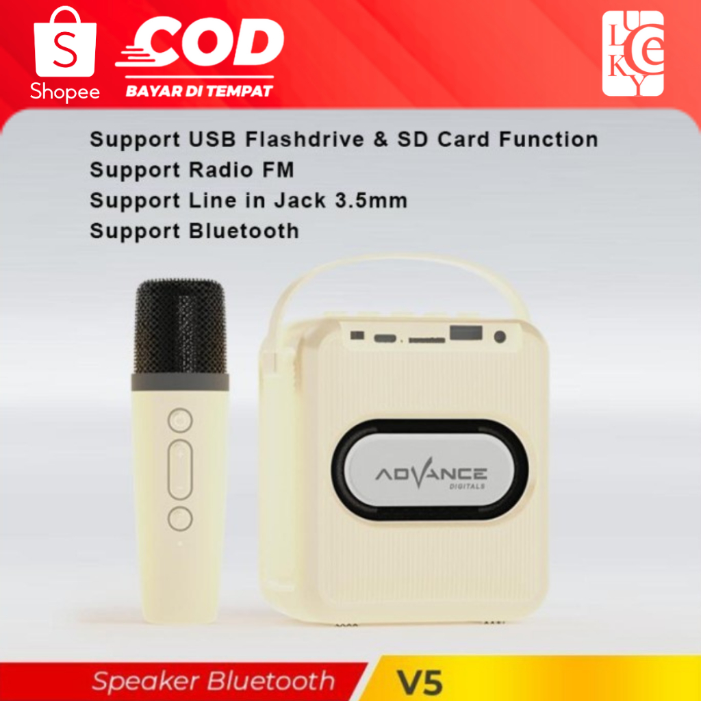 Speaker Bluetooth Mini Portable Hi-fi Sound Quality Microphone Karaoke