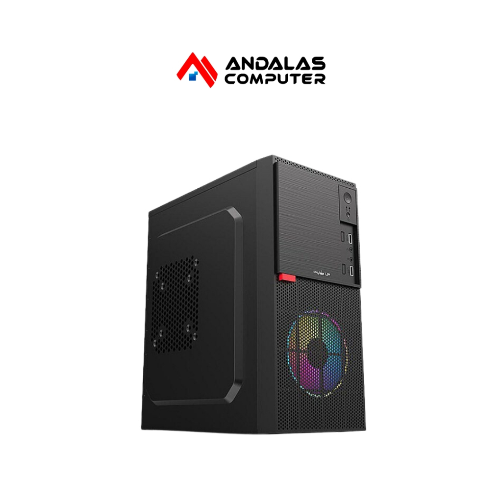 Casing Power Up AEROMAX AM-560 with PSU 500W m-ATX Case