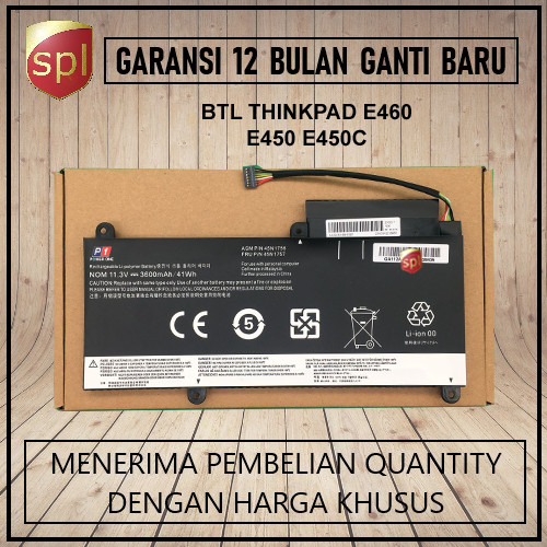 Baterai Lenovo THINKPAD E460 E450 E450C
