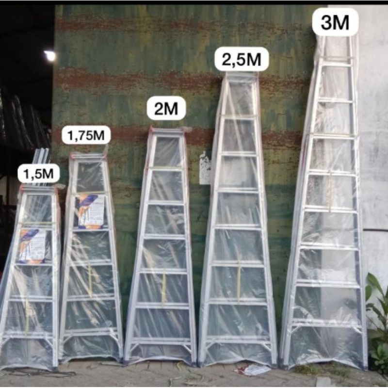 Tangga Lipat aluminium/tangga lipat murah/tangga murah/tangga aluminium