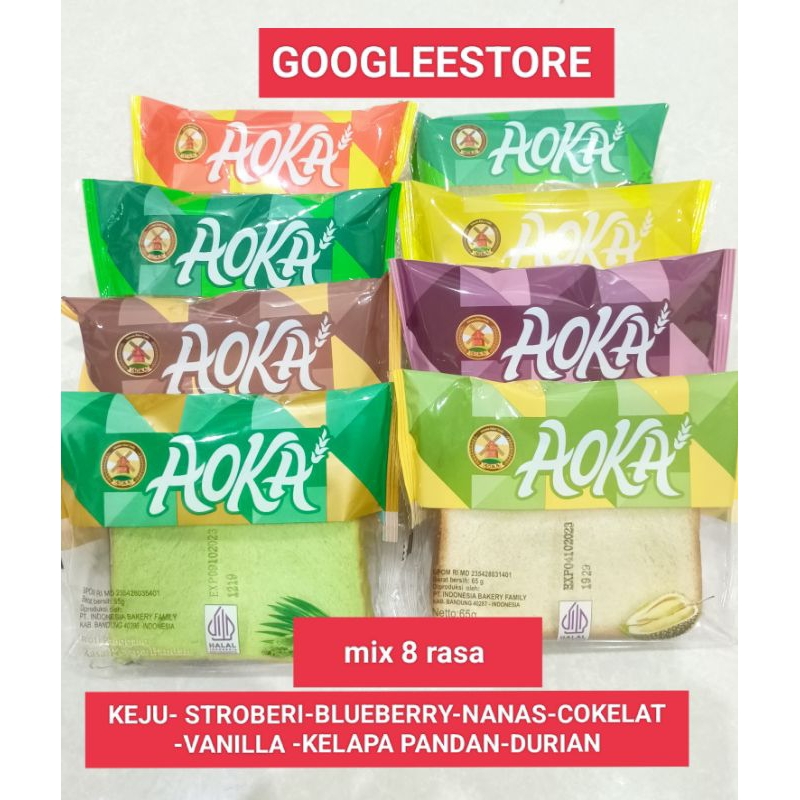 

AOKA ROTI VIRAL[TERLARIS] PER 1 DUS ISI 60 PCS..